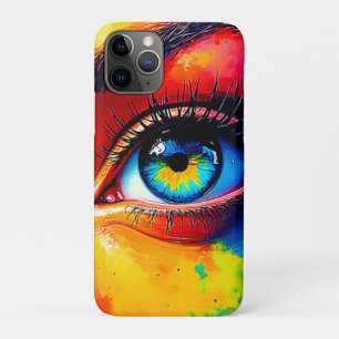 Case-Mate iPhone Case Peinture d'œil colorée à l'âme vibrante 