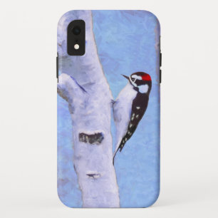 Case-Mate iPhone Case Peinture Downy Woodpecker - Art original pour oise