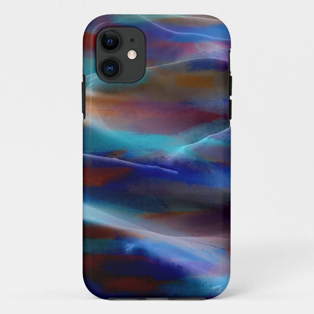Coques Case-Mate iPhone Peinture dunes de sable acrylique #15 (Dos)