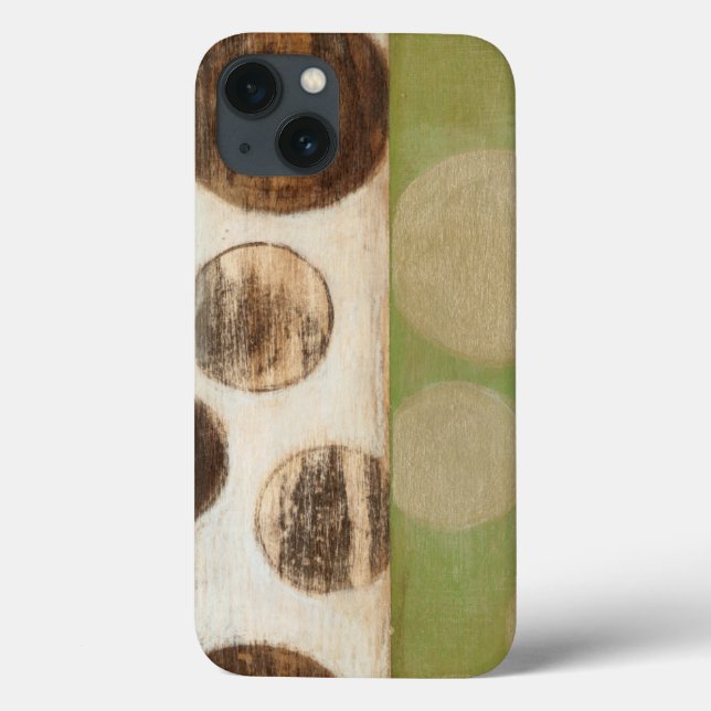 Coques Case-Mate iPhone Peinture en panneau de bois de tonalité Terre avec (Verso)