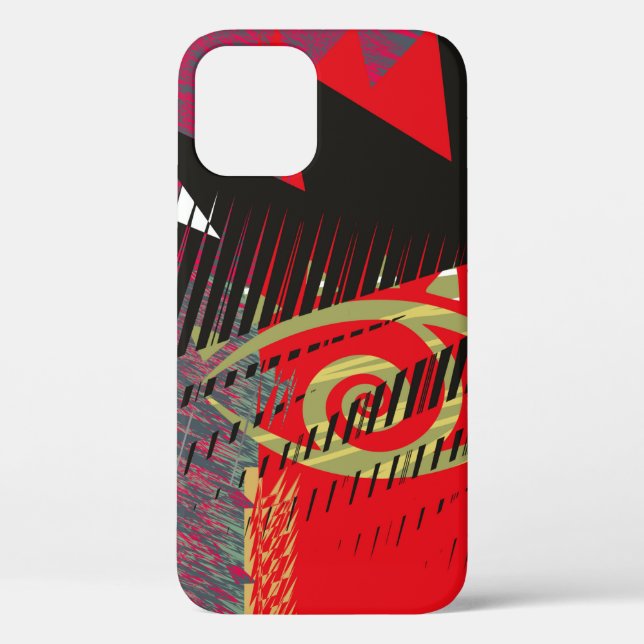 Coques Case-Mate iPhone peinture faciale Abstraite, peinture murale, desig (Verso)