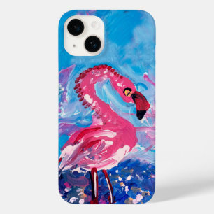 Coque Case-Mate iPhone Peinture Flamant rose