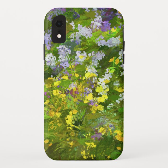 Coques Case-Mate iPhone Peinture fleur sauvage Impasto - Art Fleur Origina (Dos)