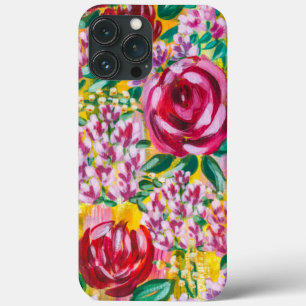 Case-Mate iPhone Case Peinture florale acrylique dessinée à la main