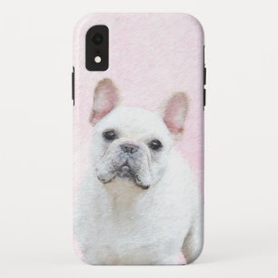 Case-Mate iPhone Case Peinture française de Bulldog (Crème/Blanc) - Art 