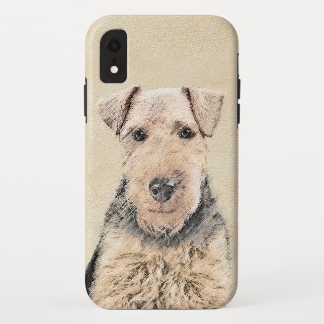 Coques Case-Mate iPhone Peinture galloise Terrier - Cute Original Chien Ar (Dos)