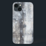 Coques Pour iPhone Peinture grise contemporaine<br><div class="desc">Cette peinture grise contemporaine est le travail de Jennifer Goldberger. Un gris épais accroche sur le morceau comme un brouillard lourd. Achetez une copie de cette copie aujourd'hui !</div>