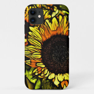 Etui iPhone Case-Mate peinture impressionniste pays tournesol jaune