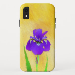 Case-Mate iPhone Case Peinture Iris à pois pourpre - Chien original mign