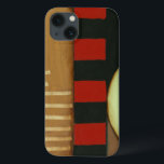 Coques Pour iPhone Peinture lambrissée par style contemporain de<br><div class="desc">Une peinture contemporaine de style de grenier avec les panneaux et les cercles multicolores. Une autre création extraordinaire par Jennifer Goldberger,  achètent ce morceau et jettent un coup d'oeil à certaines de ses autres peintures !</div>