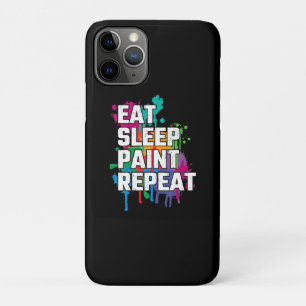 Case-Mate iPhone Case Peinture Manger Peinture de sommeil Répéter la p