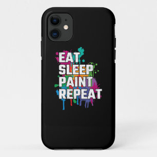 Case-Mate iPhone Case Peinture   Manger Peinture de sommeil Répéter la p
