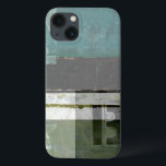 Coques Pour iPhone Peinture moderne avec les lettres assorties<br><div class="desc">Les lettres assorties rebondissent autour de cette peinture moderne,  se tenant et se mélangeant dedans en même temps. Une manière d'amusement d'enseigner à vos enfants leur alphabet !</div>