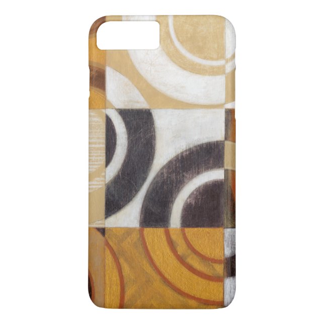 Coques Case-Mate iPhone Peinture moderne avec Motifs circulaires (Dos)