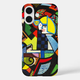 Coque Pour iPhone 16 Peinture Moderniste Géométrique Colorée Abstraite