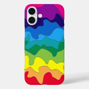 Coque Pour iPhone 16 Plus Peinture multicolore