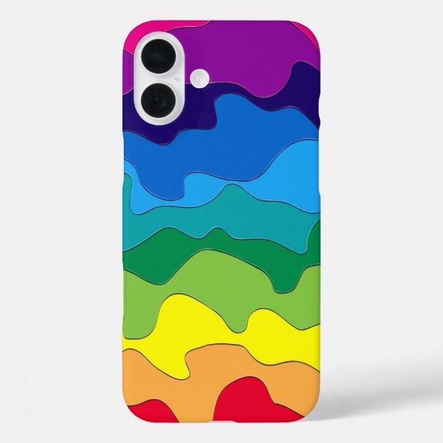 Coques Case-Mate iPhone Peinture multicolore (Verso)