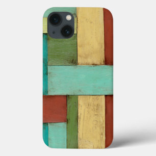 Etui iPhone 13 Peinture multicolore sur les côtes contemporaines