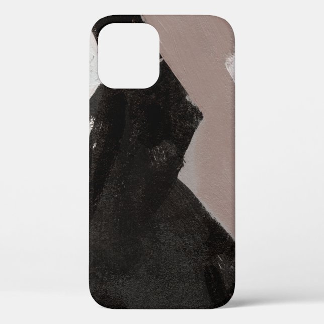 Coques Case-Mate iPhone Peinture multimédia mixte, design abstrait minimal (Verso)
