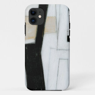 Coque Case-Mate Pour iPhone Peinture noire et blanche abstraite