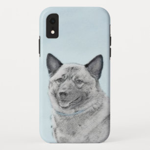 Case-Mate iPhone Case Peinture norvégienne Elkhound - Art original Chien