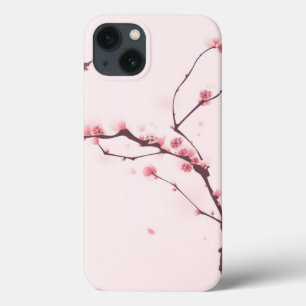Coque Case-Mate iPhone Peinture orientale de style, fleurs de cerisier