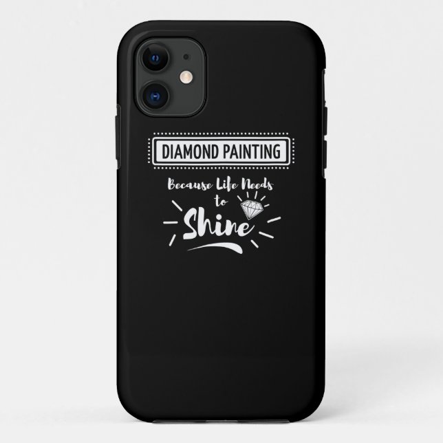 Coques Case-Mate iPhone Peinture | Peinture de diamant Besoins de vie de H (Dos)