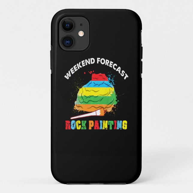 Coques Case-Mate iPhone Peinture | Peinture Rock Ecast Weekend pour enfant (Dos)
