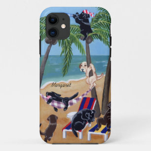 Case-Mate iPhone Case Peinture personnalisée de Labradors de vacances