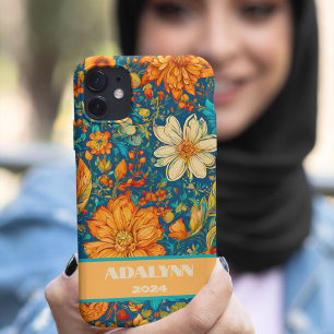 Coque Case-Mate iPhone Peinture rétro Cadeaux de graduation pour petite-f