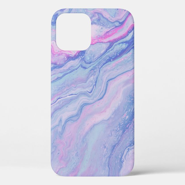 COQUES Case-Mate iPhone PEINTURE ROSE ET ABSTRAITE TURQUOISE (Verso)