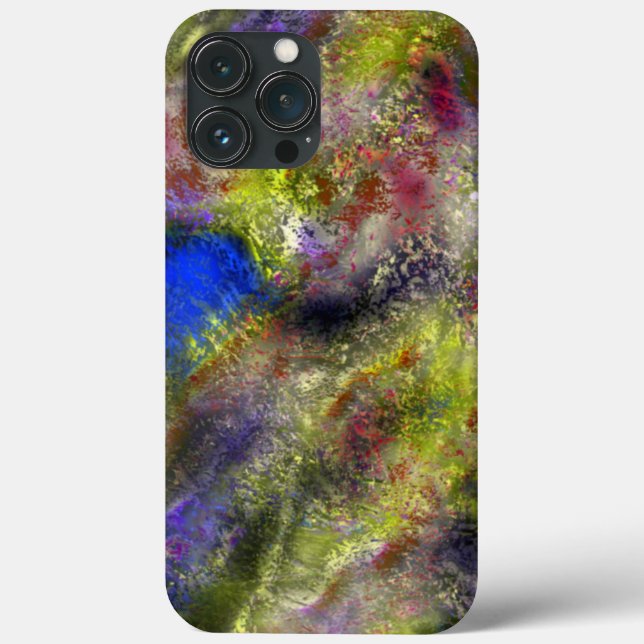 Coques Case-Mate iPhone Peinture rouge jaune rayé sablé sur coton (Verso)