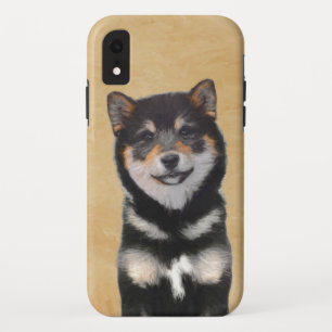 Case-Mate iPhone Case Peinture Shiba Inu (Noir et Tan) - Art Chien
