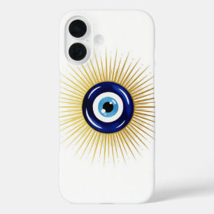 Coque Pour iPhone 16 Peinture Spirituelle Abstraite de l'Oeil Maléfique