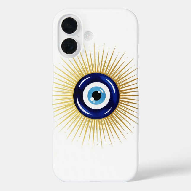 Coques Case-Mate iPhone Peinture Spirituelle Abstraite de l'Oeil Maléfique (Verso)