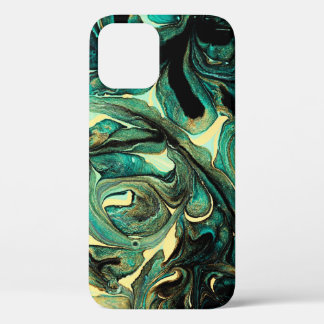 Case-Mate iPhone Case Peintures acryliques aquamarines : arrière - plan