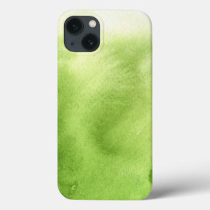 iPhone 13 Coque peintures d'aquarelle sur un papier rugueux de