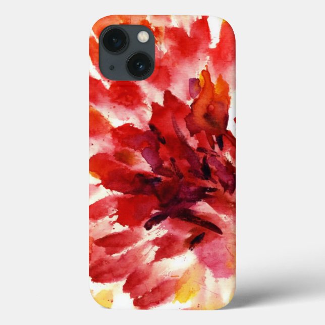 Coques Case-Mate iPhone Peintures florales abstraites 5 d'aquarelle (Verso)
