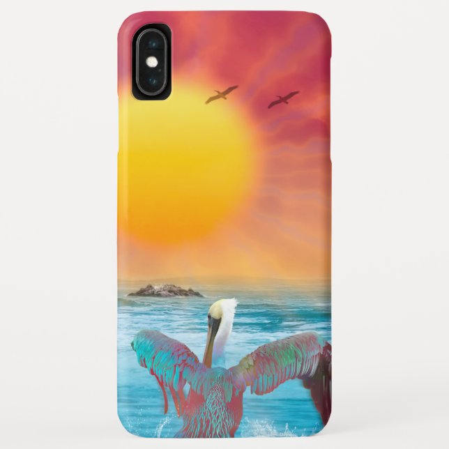 Coques Case-Mate iPhone Pélicans Brown SOLEILLÉS PELICANS (Dos)
