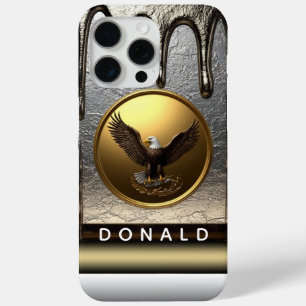 Coque Case-Mate iPhone Pendentif Aigle Royal avec Métal Liquide qui Tombe