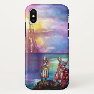 Coque Pour iPhone XS PENDRAGON Chevaliers médiévaux, Coucher de soleil