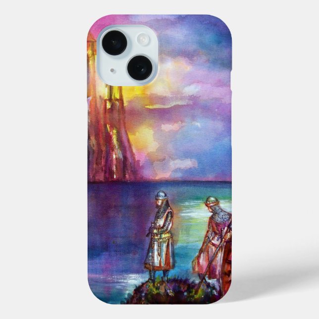 Coques Case-Mate iPhone PENDRAGON Chevaliers médiévaux, Coucher de soleil  (Verso)