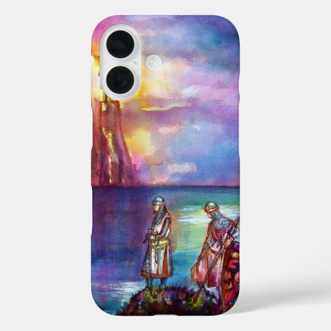 Coques Case-Mate iPhone PENDRAGON Chevaliers médiévaux, Coucher de soleil  (Verso)