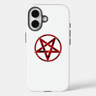 Coque Pour iPhone 16 Pentagram Red Devil