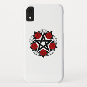 Case-Mate iPhone Case Pentagramme aux roses rouges