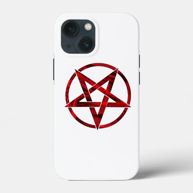 Coques Case-Mate iPhone Pentagramme du Diable Rouge (Verso)
