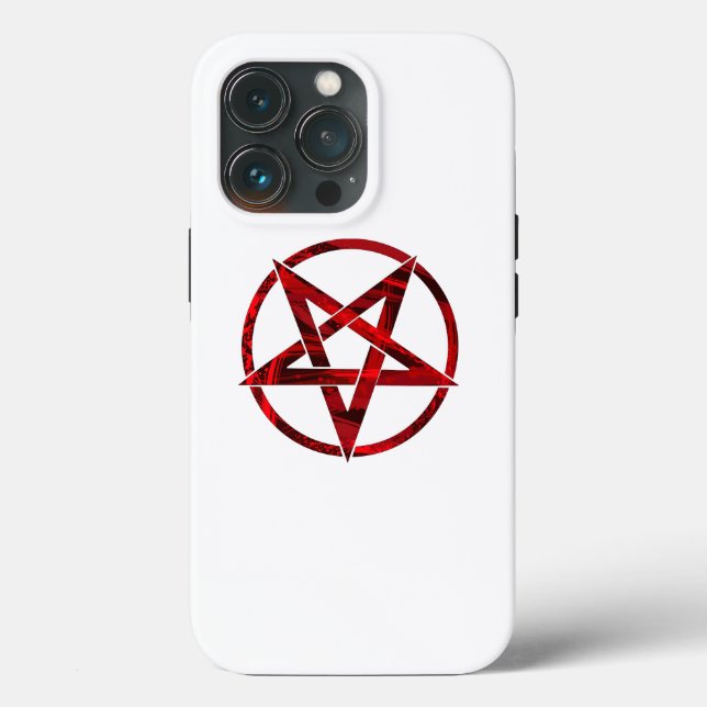 Coques Case-Mate iPhone Pentagramme du Diable Rouge (Verso)