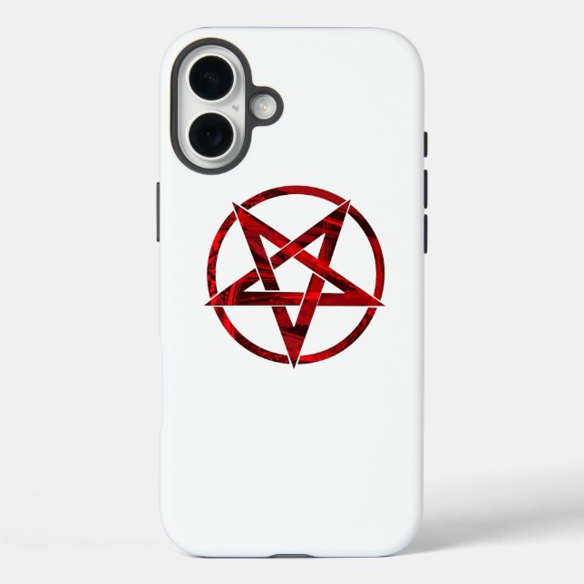 Coques Case-Mate iPhone Pentagramme du Diable Rouge (Verso)