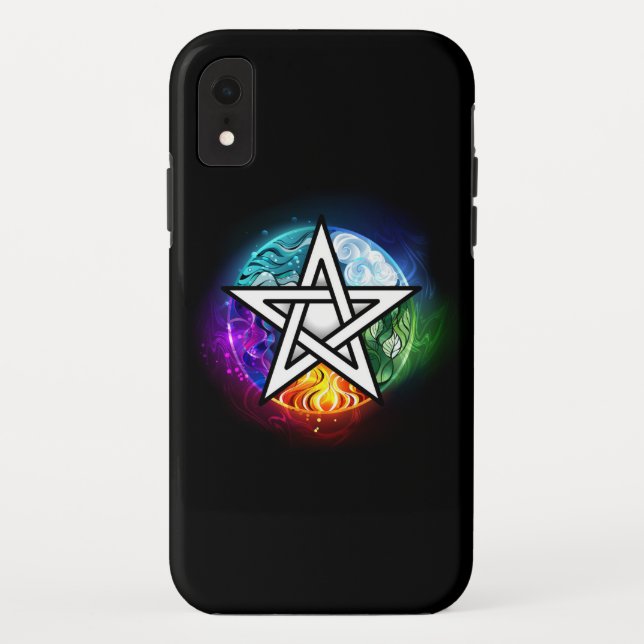Coques Case-Mate iPhone pentagramme du Wiccan (Dos)