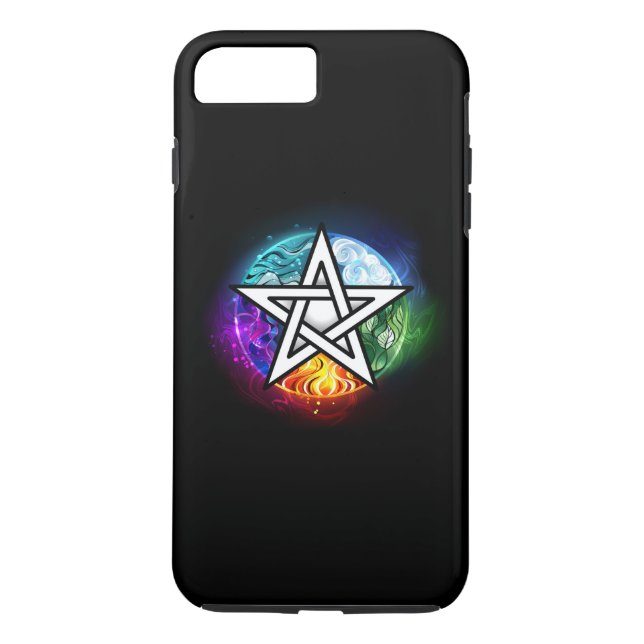Coques Case-Mate iPhone pentagramme du Wiccan (Dos)